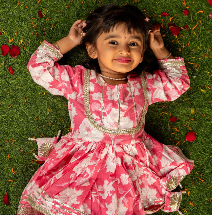 3-Piece Anarkali Sharara Set