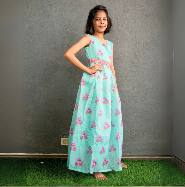 Fresh Mint Anarkali Dress