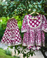 Veraa Anarkali Sharara Set for Girls