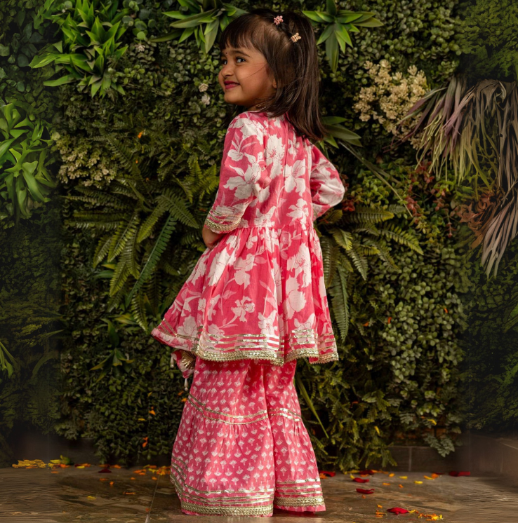 3-Piece Anarkali Sharara Set