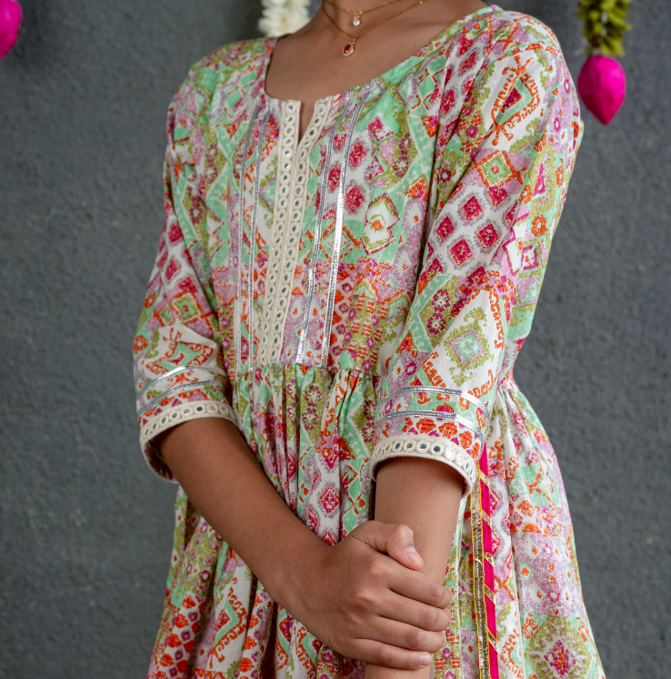Anarkali Sharara Set