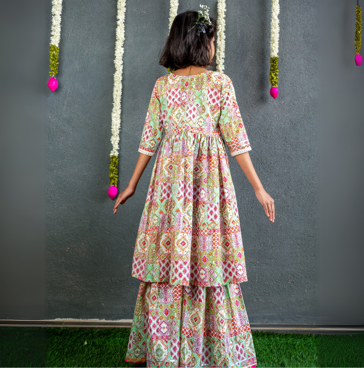 Anarkali Sharara Set