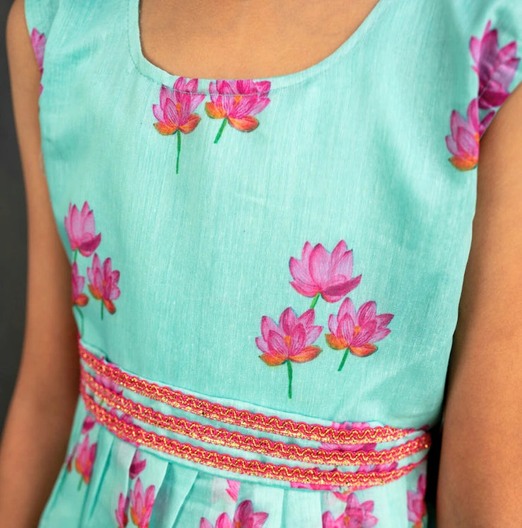 Fresh Mint Anarkali Dress