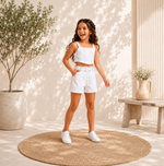 Sky Blue Statement Corset Top